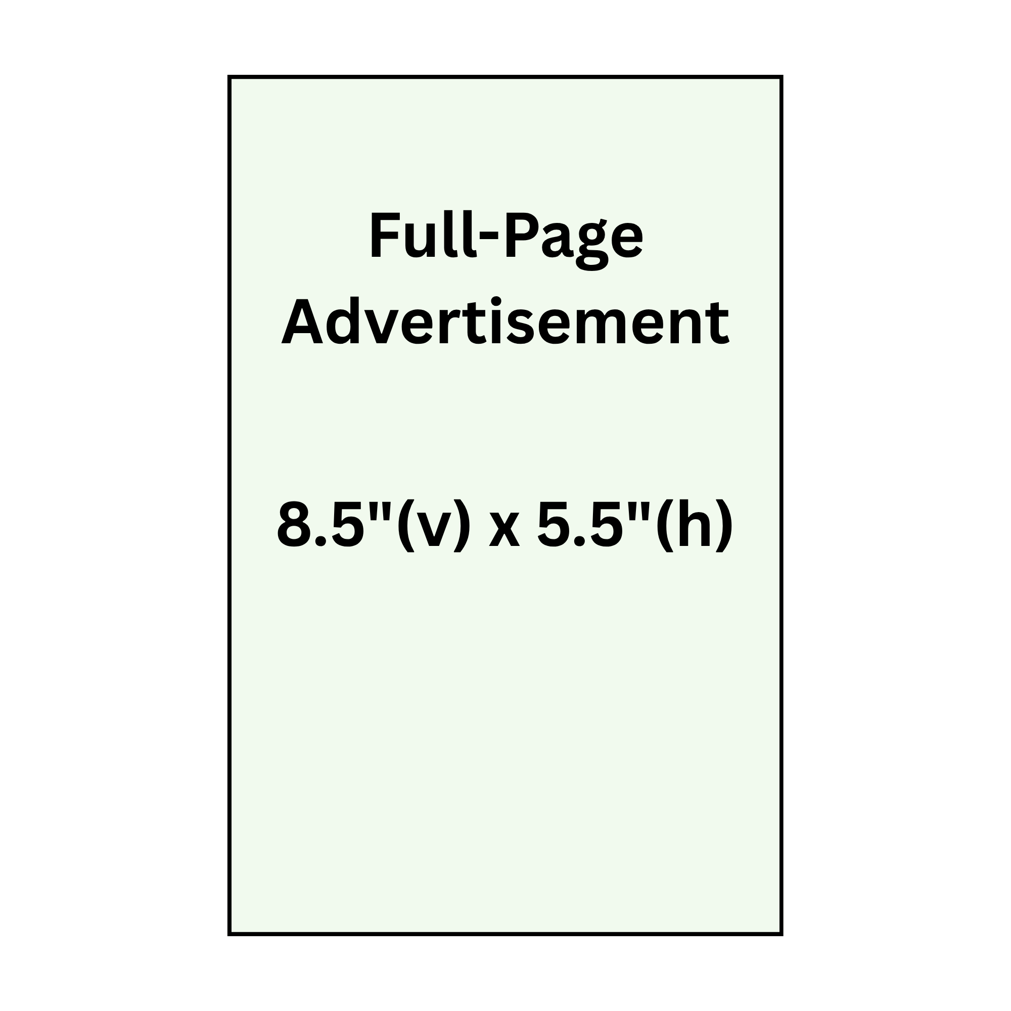 Program Ads full page advertisement