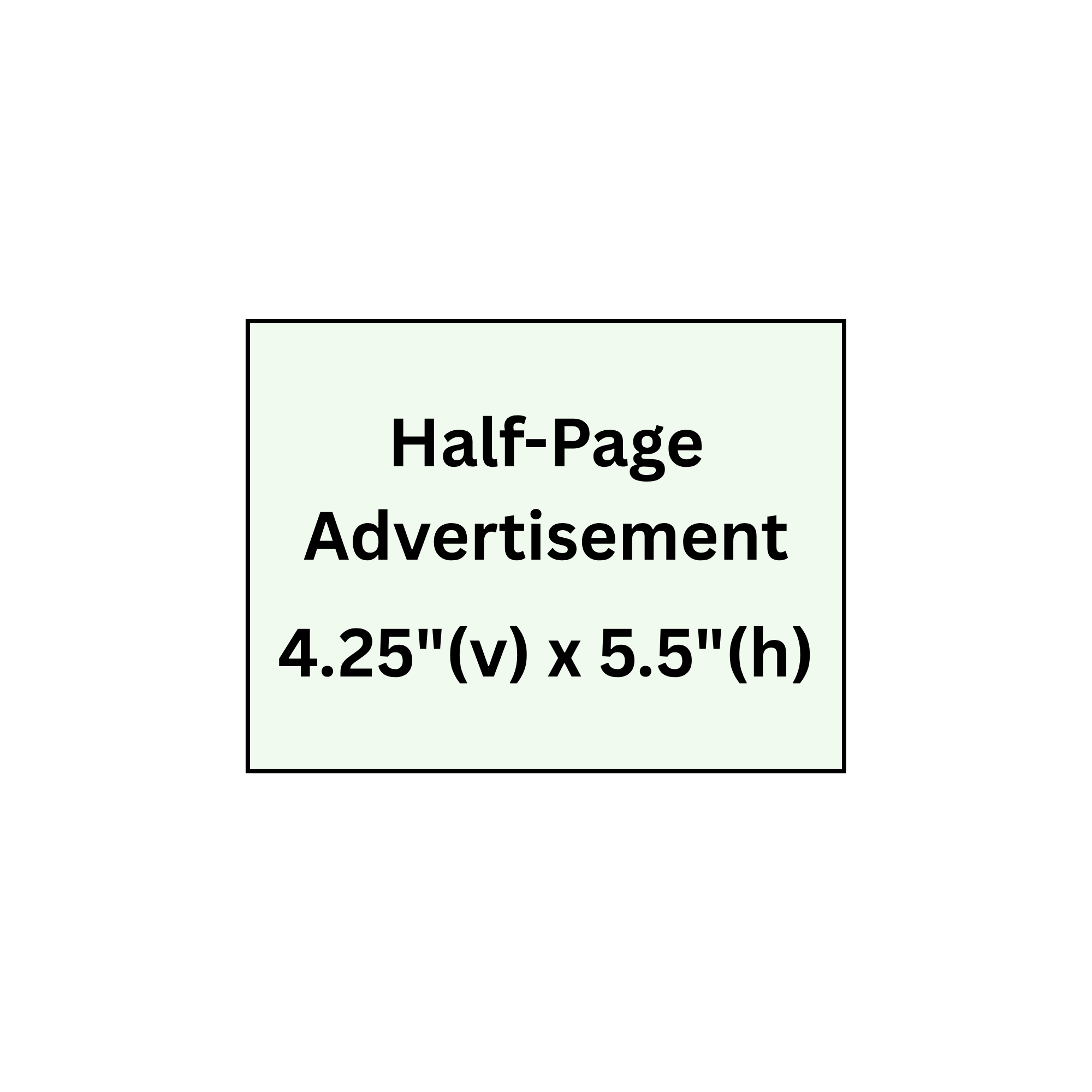 Program Ads half page advertisement