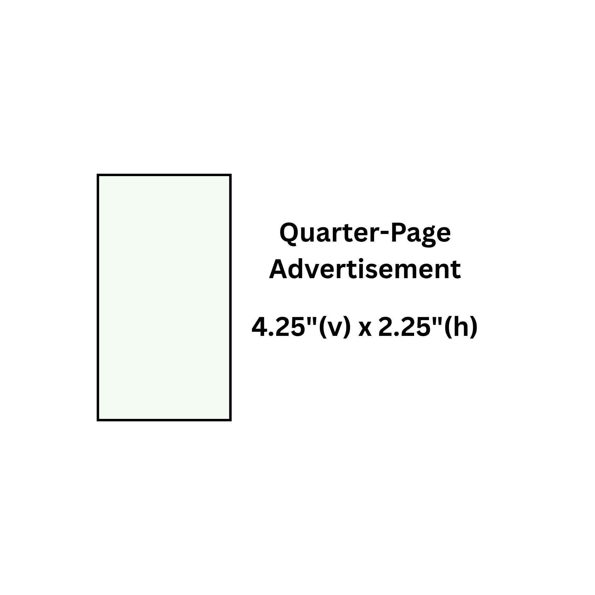 Program Ads quarter page advertisement
